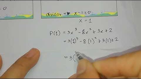 Factor Theorem (using the Remainder Theorem)
