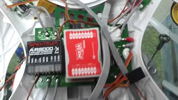 Dji Phantom with Spektrum DX8 install