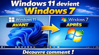 Windows 11 est trop COMPLIQUÉ… rends le SIMPLE comme Windows 7 2026