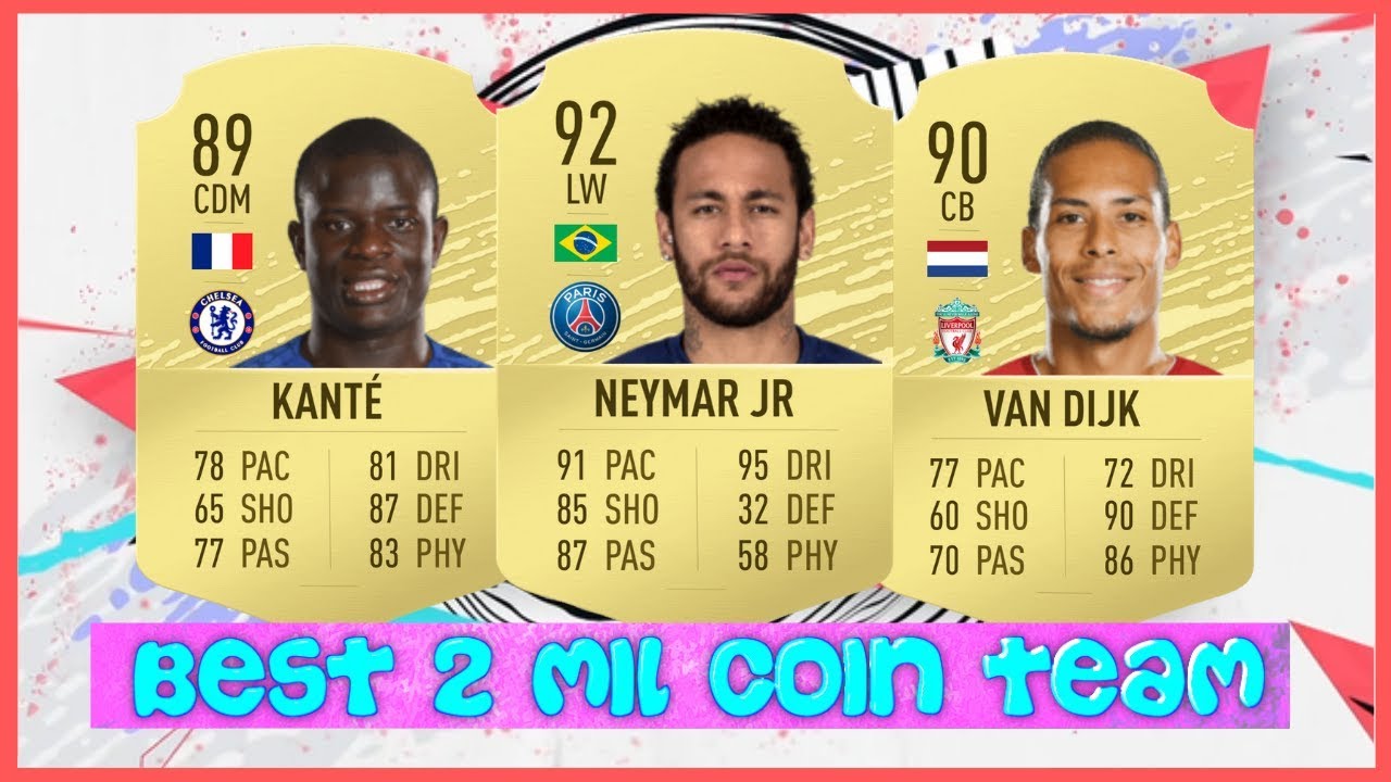 BEST 2 MILLION COIN TEAM FIFA 20 | MOST INSANE 2 MIL COIN HYBRID!