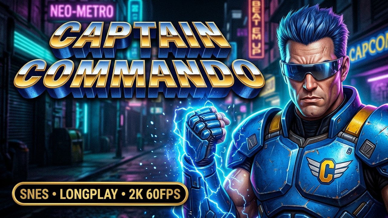Captain Commadno Captain Commando / SNES / Longplay / 2K 60 FPS - YouTube