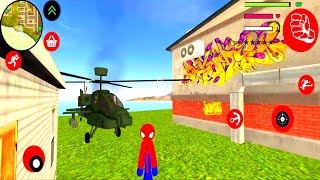 Swing Into Action With Stickman Rope Hero Spider Game screenshot 5