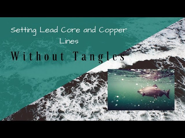 How to set your lead core and copper lines TANGLE FREE! 