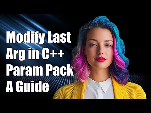How to Modify the Last Argument in a C++ Parameter Pack: A Guide