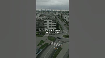 Wilno housing estate in Warsaw, Poland #4k #reels #realestate #warsaw #downtown #birdview #estate