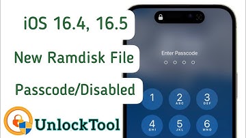 UnlockTool iOS 16.4, 16.5 New Ramdisk File