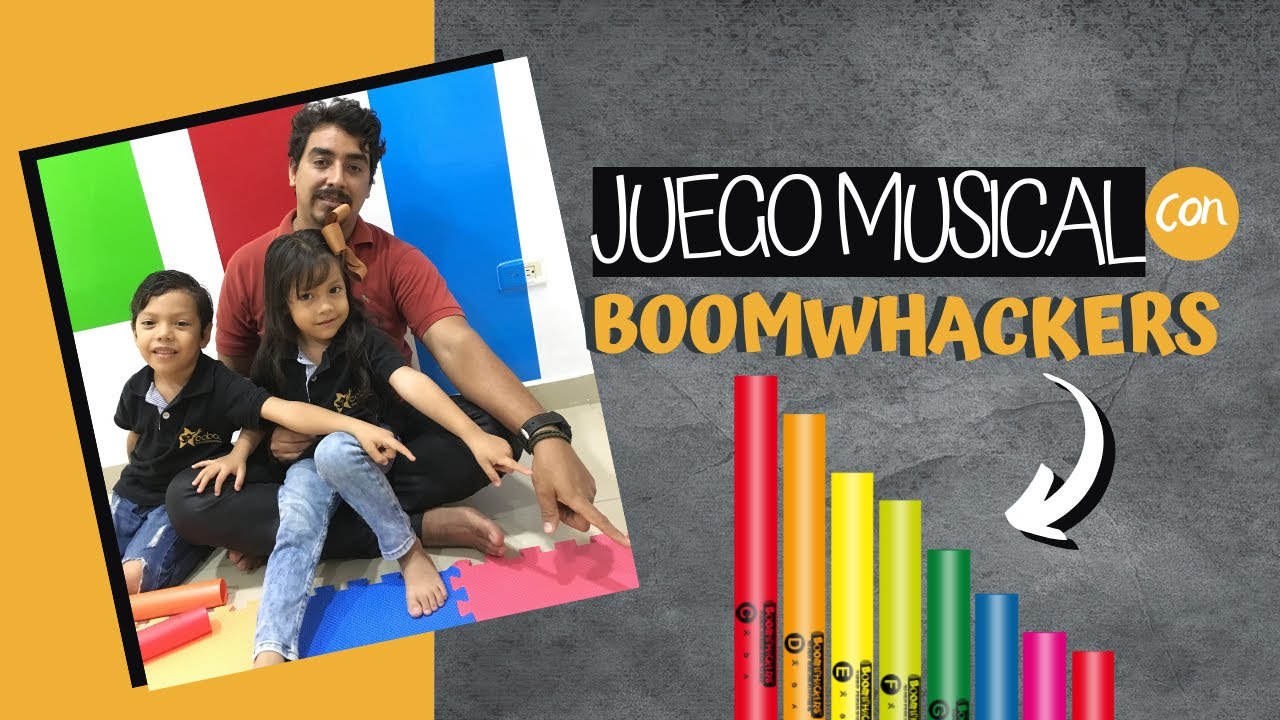 JUEGO MUSICAL CON BOOMWHACKER (tubos afinados)