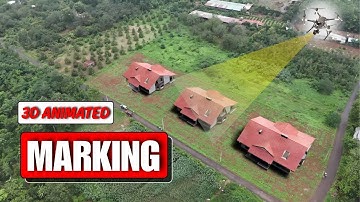 Real Estate 3D Property Visualization & Marking  in Drone Video