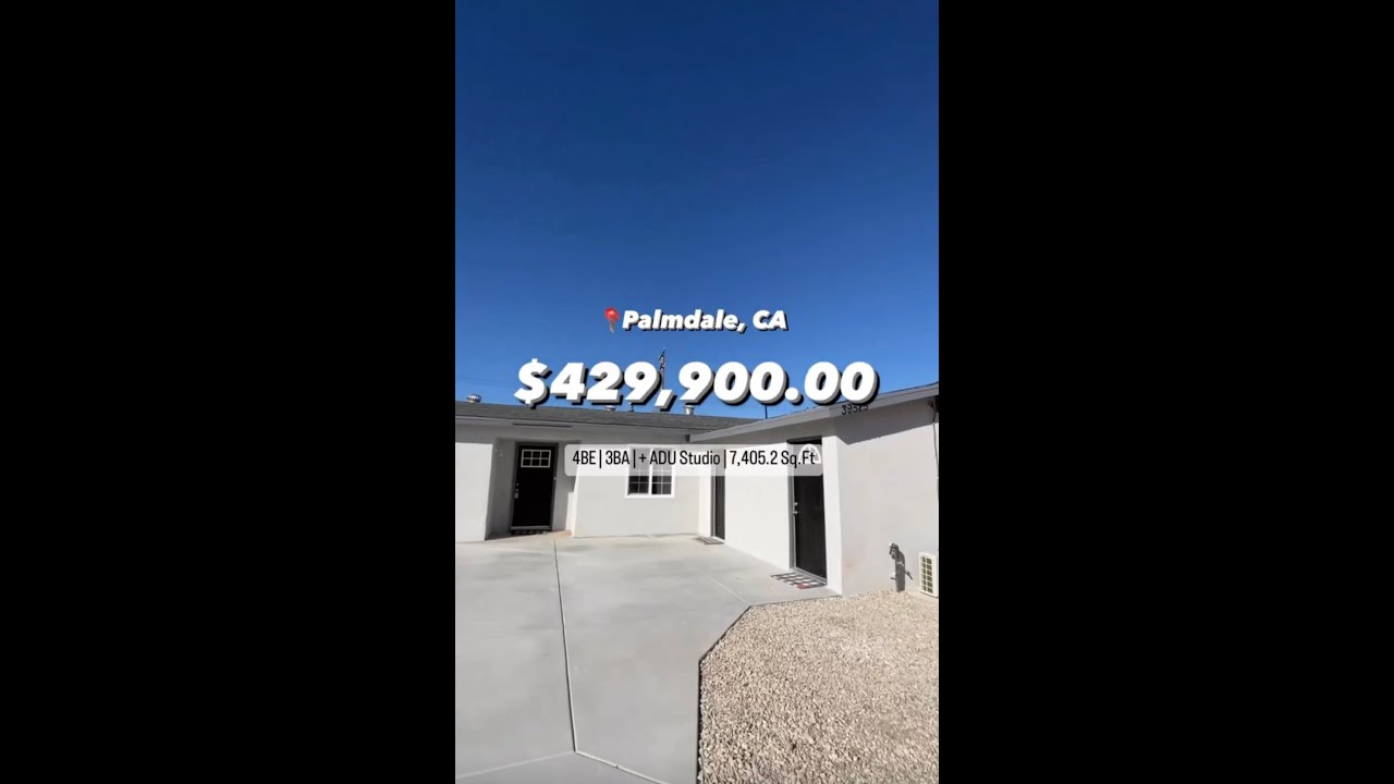 39525 Armfield Avenue, Palmdale, CA with ADU