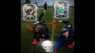 Goalkeeper pair training difficult defenses for the World Cup🔥🧤#eafcmobile #fifamobile #shorts