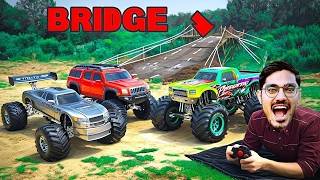 MONSTER RC CAR RACE ON MINI HIGHWAY Part 2 कौनसी गाडी जीतेगी रेस Ferrari, Hummer Etc