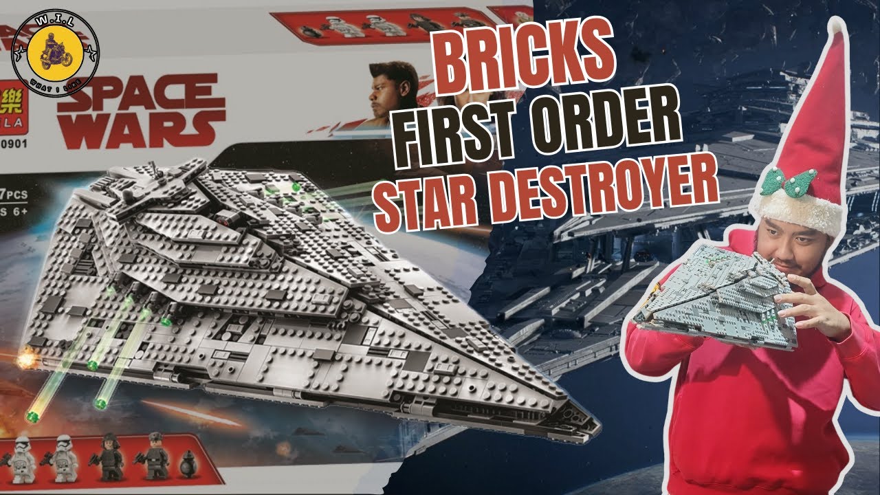 Review Bricks First Order Star Destroyer dari Shopee !! (Replika Lego Star Wars)