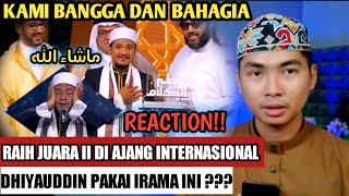 Reaction l Juara Lomba Adzan Internasional Syekh Dhiyauddin Berhasil Mengharumkan Bangsa