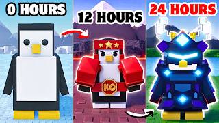 I Spent 24 Hours in Roblox KNOCKOUT ! | Funny Moments