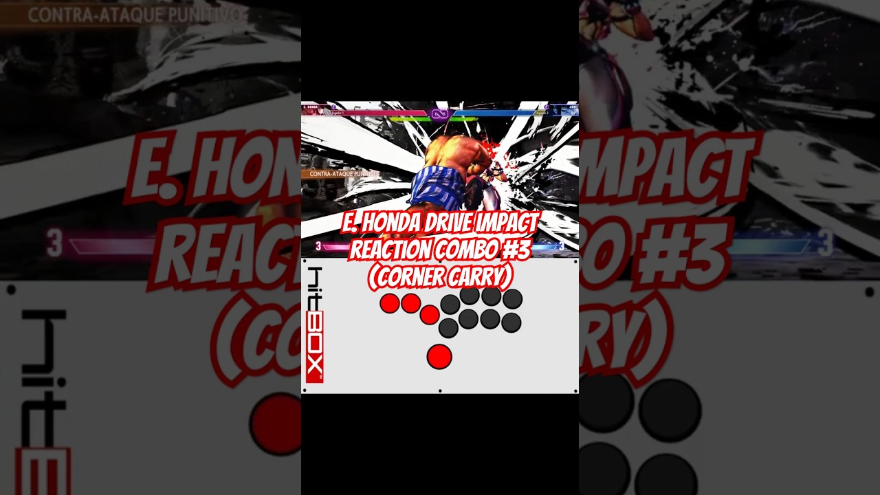 [SF6] E. Honda - Drive Impact Reaction Combo #3 (Corner Carry)