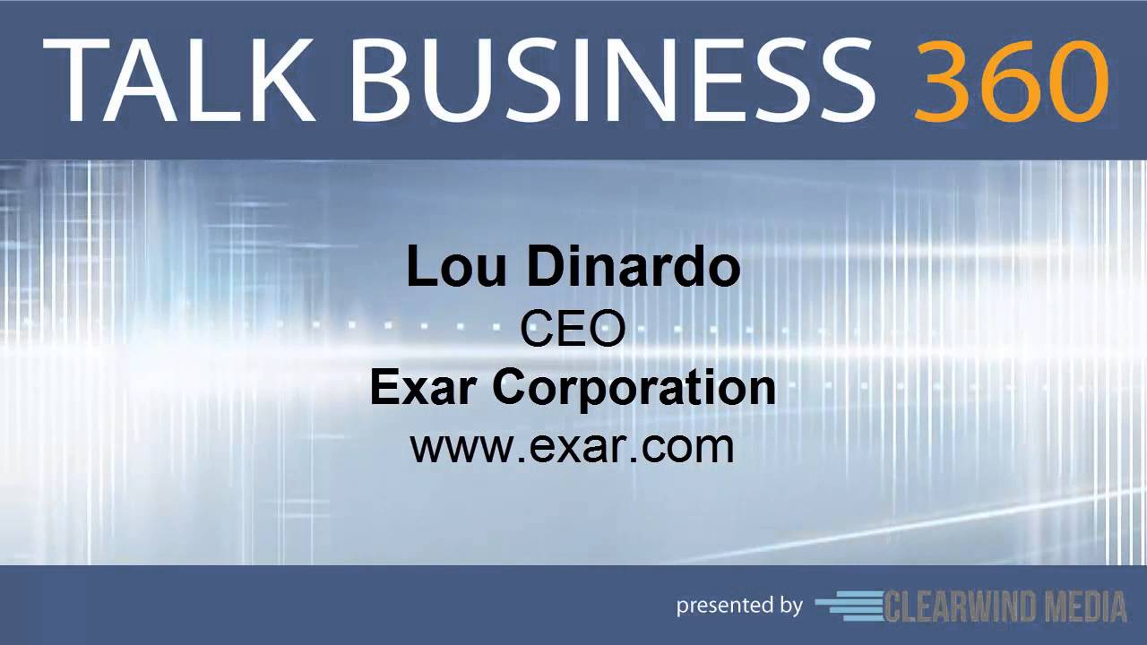 TALK BUSINESS 360 Interview with Exar Corporation - YouTube