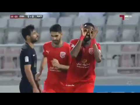 هدف اسماعيل محمد مع الدحيل فى الريان دوري نجوم قطر 2021
