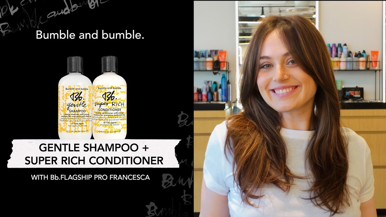 How To Use: Gentle Shampoo + Super Rich Conditioner | Bumble and bumble.