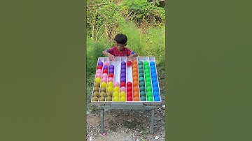 Quick Thinking and Genius Logic Required for This Color Ball Puzzle