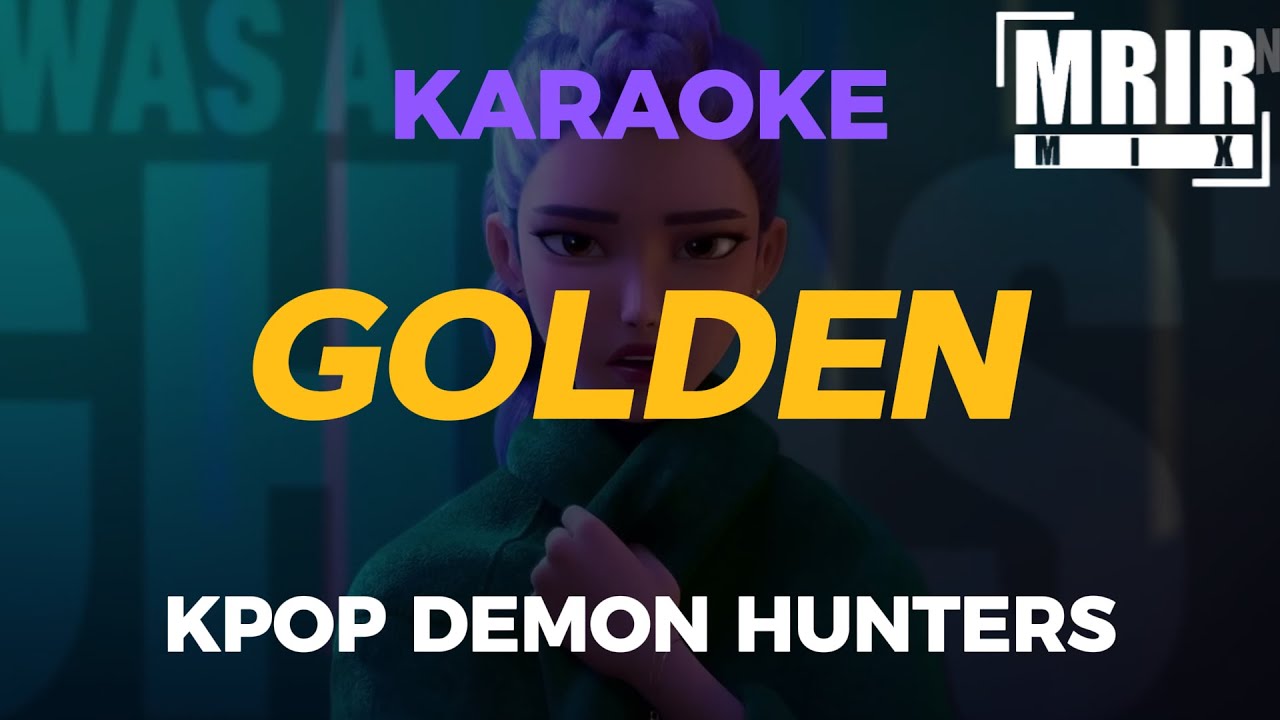 Kpop Demon Hunters - GOLDEN KARAOKE Instrumental With Lyrics