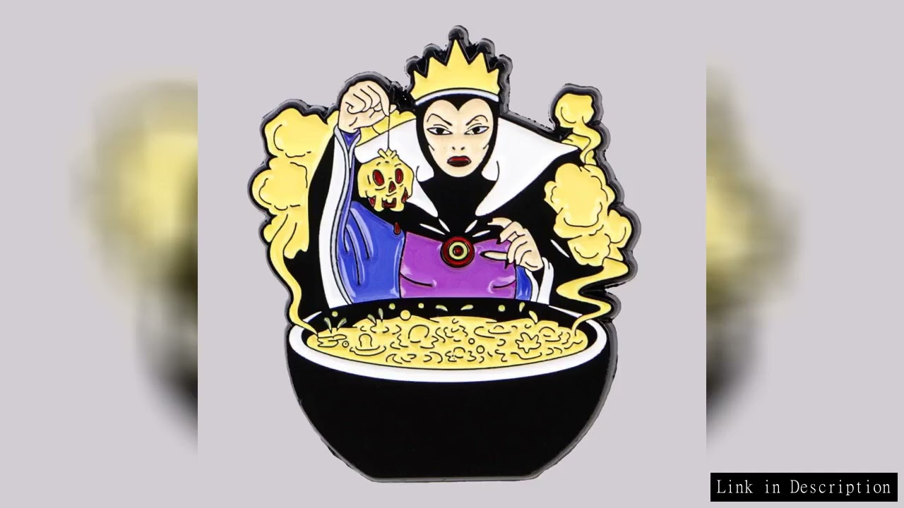 Movie Witch Enamel Pins Cartoon Women's Brooches Men Lapel Pins Badge on Backpack Costume Accessorie
