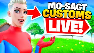 FORTNITE LIVE✨ CUSTOM GAMES, MO-SAGT & COMMUNITY MAPS🏆