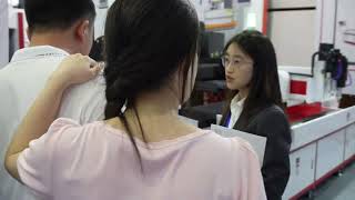 Duomi Machinerys Salesperson Professionally Introduced The Cnc High Speed Drilling Machine