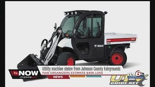 High-priced tractor stolen from Johnson County Fairgrounds