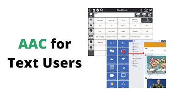AAC for text users