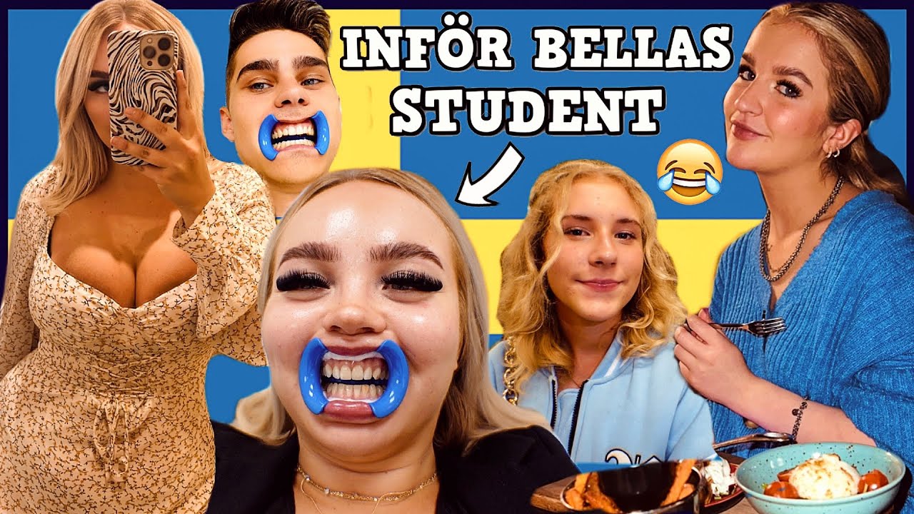 INFÖR BELLAS STUDENT *presenter, mat och studentfix* 🇸🇪🥂✨