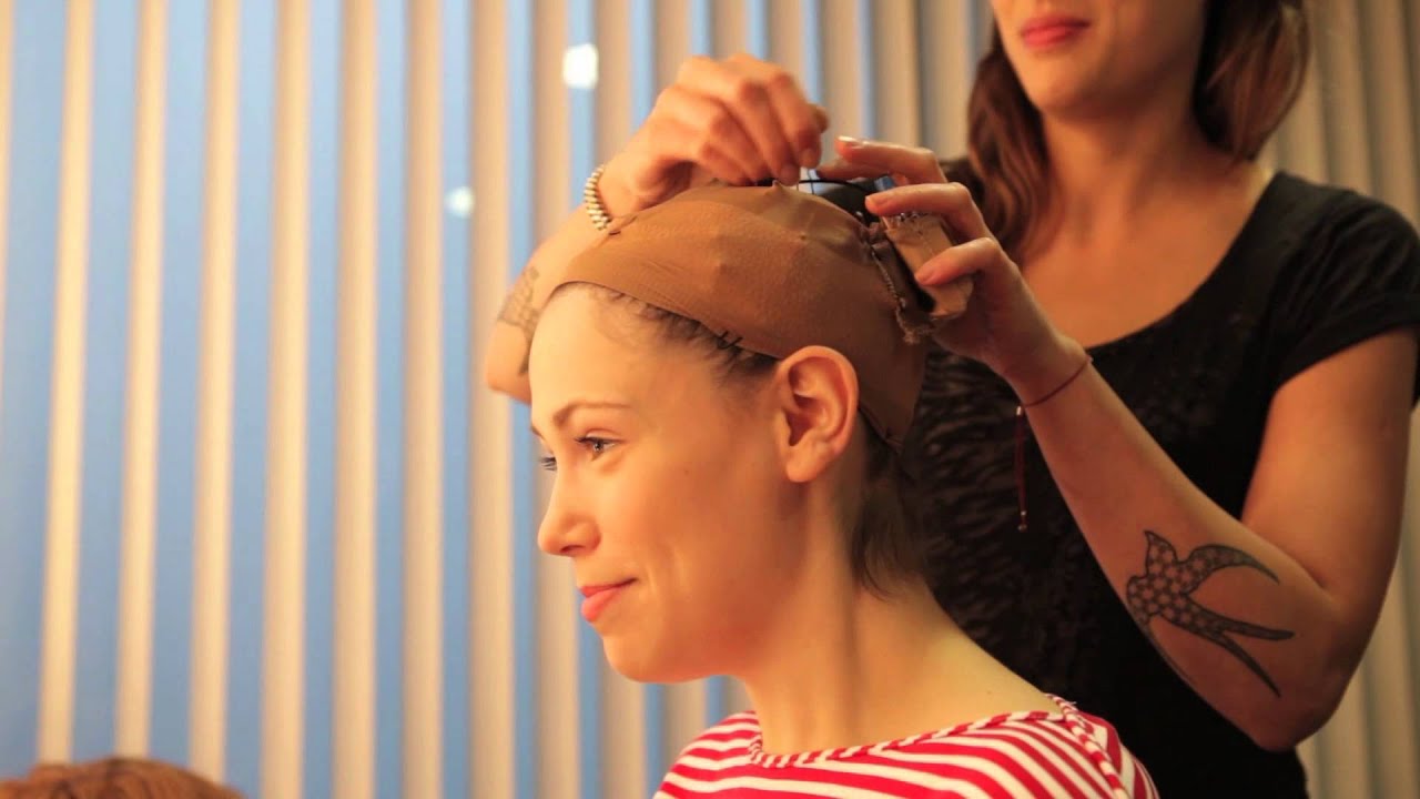 Backstage with Baby...Doing the 'Do'