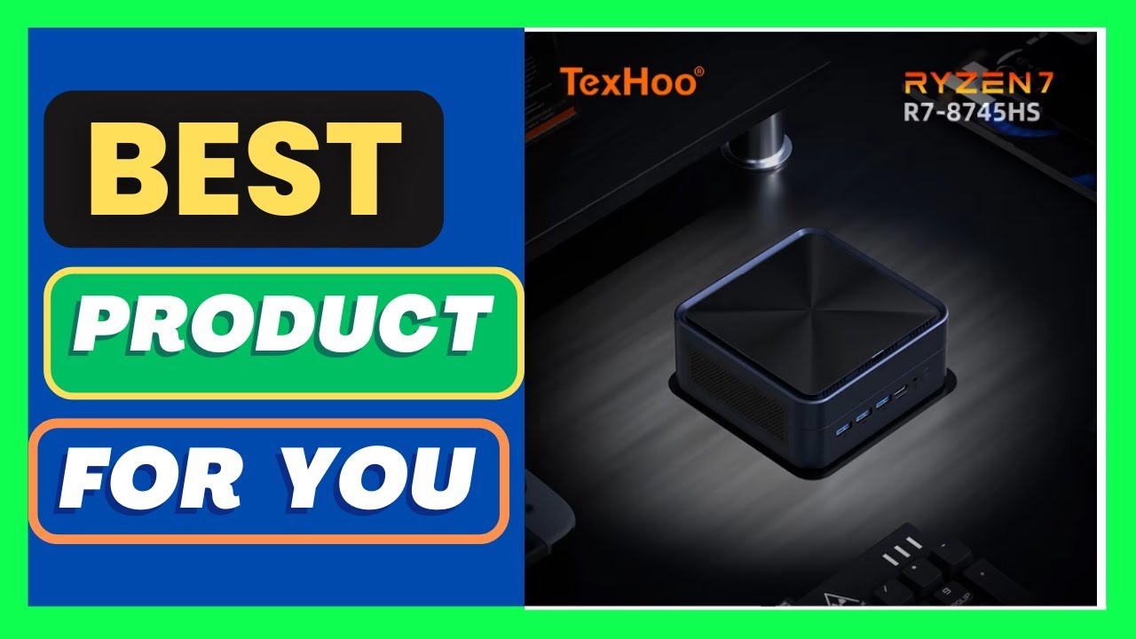 TexHoo MINI PC AMD R7 8745HS 7840HS 7735HS