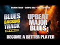 Upbeat Major Blues Backing Track in A – Uplifting Jam Track for Guitar