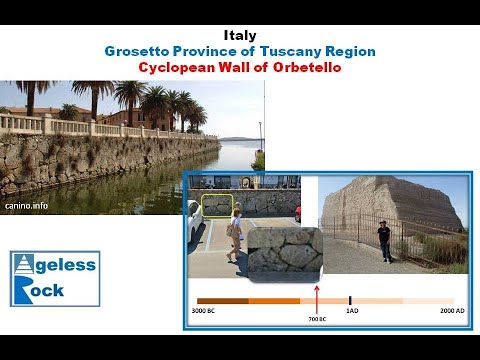 When was Cyclopean Wall in Orbetello built?