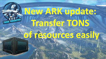 Ark Official PVE: Transfer TONS of resources from map to map easy!!!!