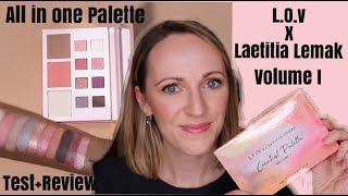 L.O.V x Laetitia Lemak Eye & Face Palette I Test & Review I Rabattcode  Purish - YouTube