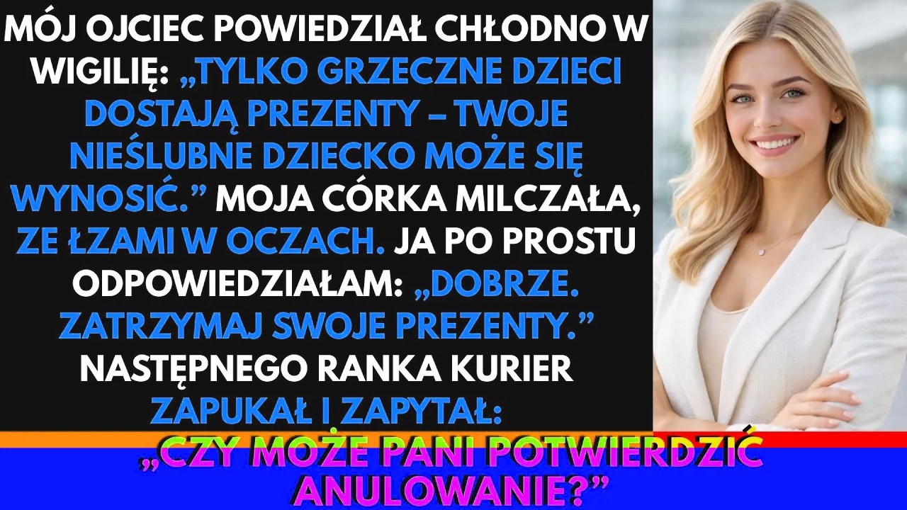 „Tylko dobre dzieci dostają prezenty. Twój Benkart może wyjść na dwór.” Te słowa mojego ojca przecięły powietrze przy wigilijnym stole jak nóż. Iga nie płakała, nie kłóciła się. Zastygła, a po jej...