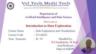 231AI422 Data Exploration and Visualization