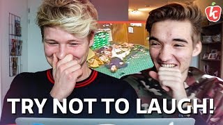 PROBEER NIET TE LACHEN CHALLENGE met GIO | FOUTE VRIJDAG | Kalvijn