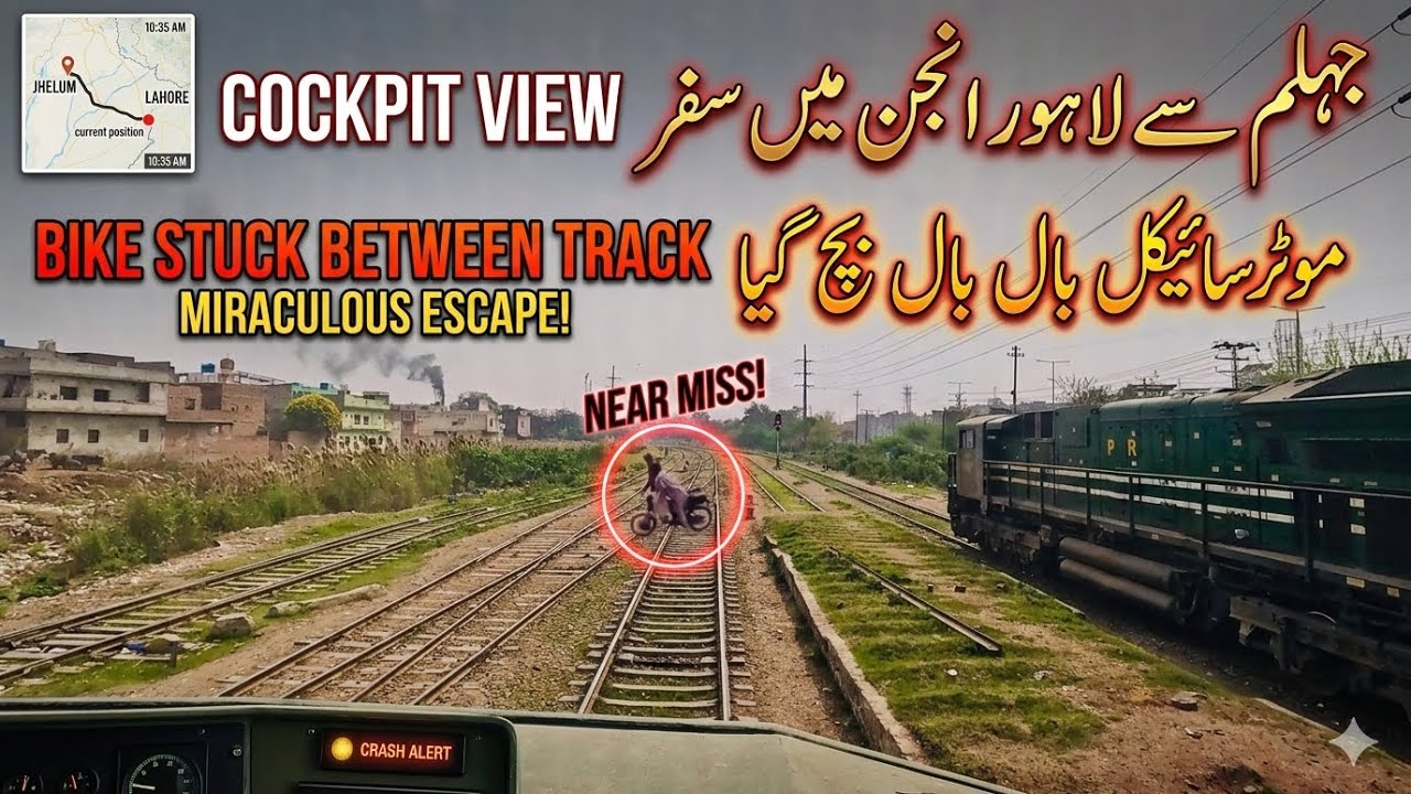 Chinese ZCU-20 at Full Speed! Cab Ride Jhelum–Lahore | موٹرسائیکل حادثہ سے بچ گیا|