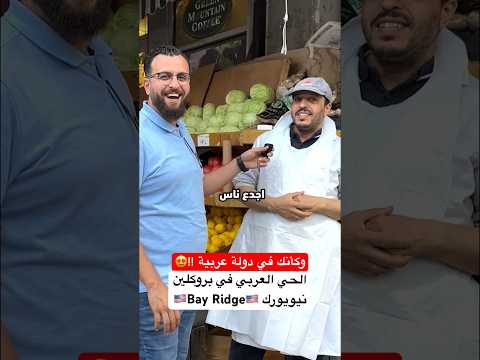 وكأنك في دولة عربية    الحي العربي في نيويورك