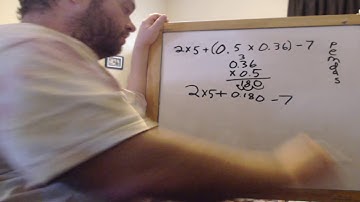 5th Grade Math: Order of Operations with Decimals