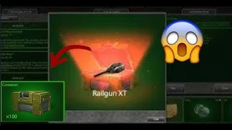 TankiOnline - 100 Container ?!? Trying to Get Railgun Xt !!!!