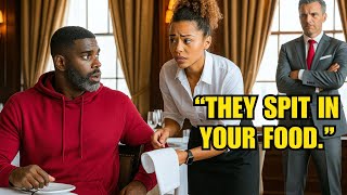 Billionaire CEO Orders Steak — Black Waitress Slips Him a Note That Stops Him Cold
