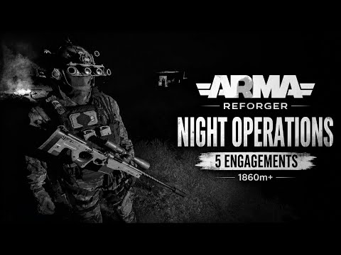 ARMA Reforger - Night Operations | Long Range Sniping