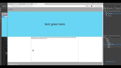 Creating a basic page layout in Dreamweaver CC 2018