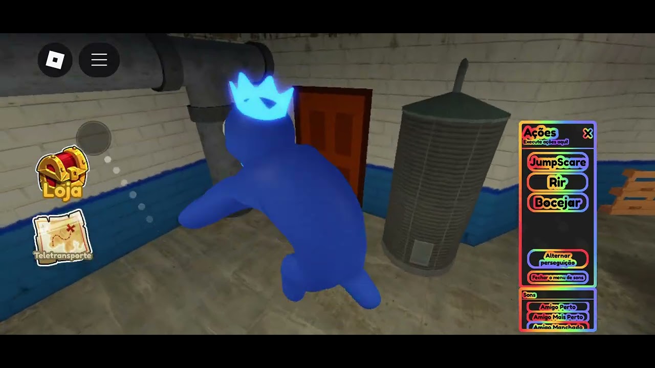 Joguei roleplay do rainbow friends 