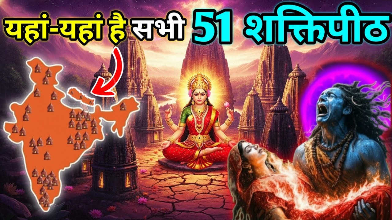 माता सती के 51 शक्तिपीठ का रहस्य | The Untold Power Spots of Goddess Sati
