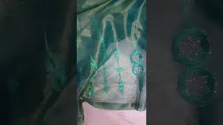 ♥organise Saree with embroidery work ♥