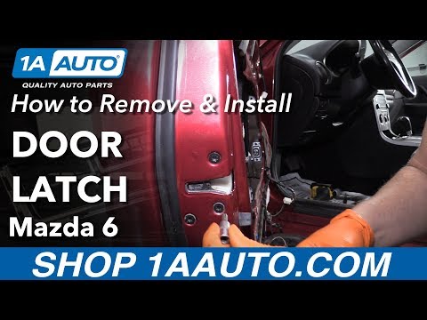 How to Replace Front Door Latch 02-07 Mazda 6